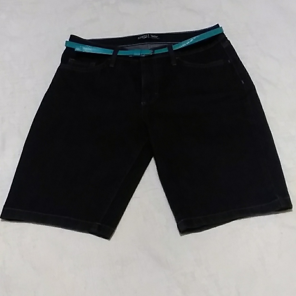 Lee dark denim jean shorts